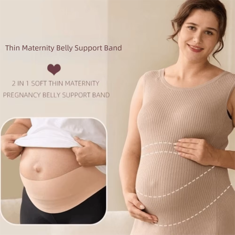 Ceinture de maternité une pièce réglable, dos fin, vêtements, soins de la taille, protection de l'abdomen, Support de grossesse, nouvelle collection