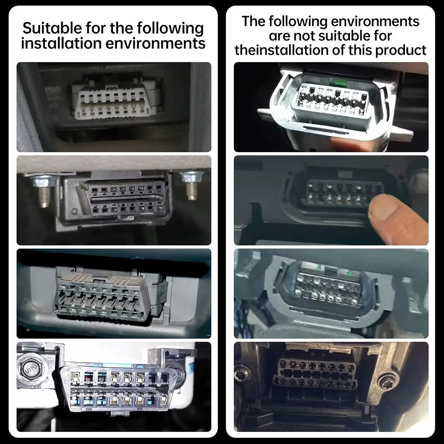 Outil de verrouillage antivol pour port OBD2, protecteur de port OBD pour voitures/SUV/camions, protection antivol OBD2