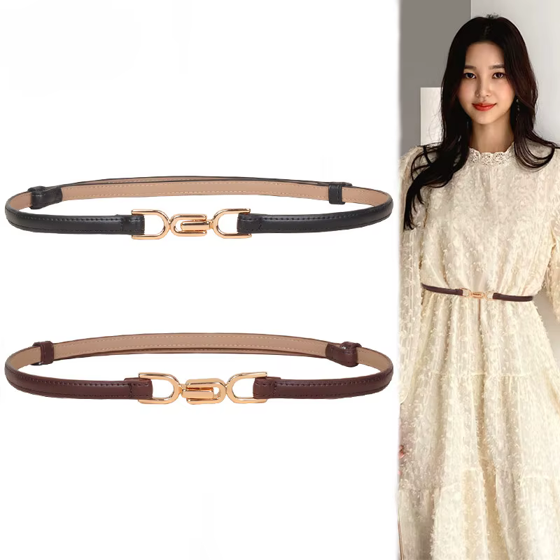 Ceintures polyvalentes simples et à la mode pour femmes, accessoires de robe, ceintures cintrées à la taille réglables de Style coréen