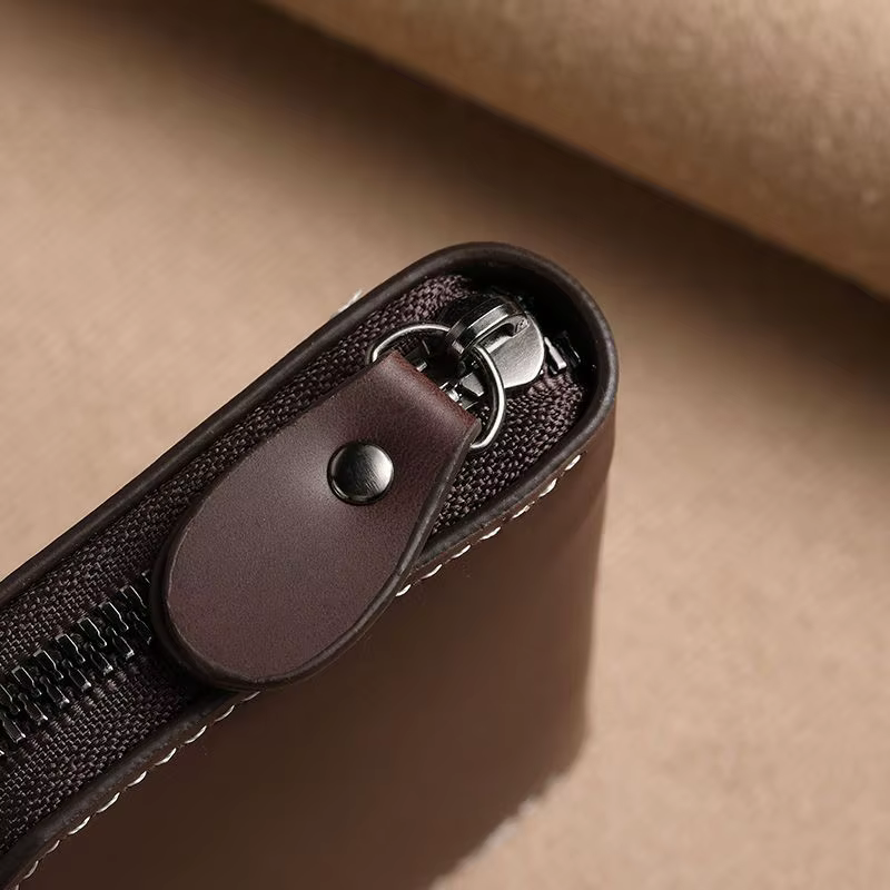 Porte-cartes de visite en cuir PU pour homme