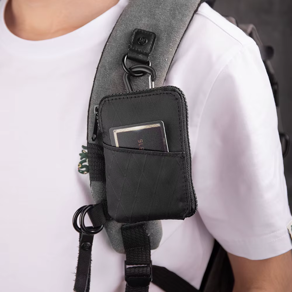 Pochette pour cartes zippée – Utilisez comme porte-cartes