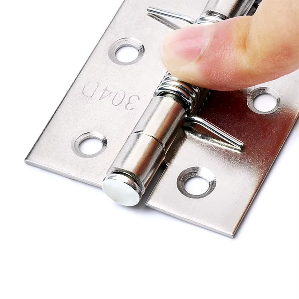 Charnières de porte pliantes à ressort à rebond automatique, charnières croisées, fournitures de meubles, accessoires de fenêtre