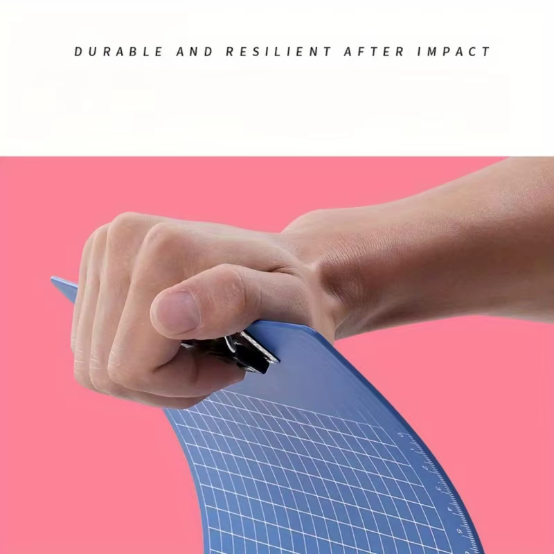 Support de plaque en plastique A4, Clip à papier, support de sous-plaque d'écriture, presse-papiers avec échelle de règle, dossier de table de Menu