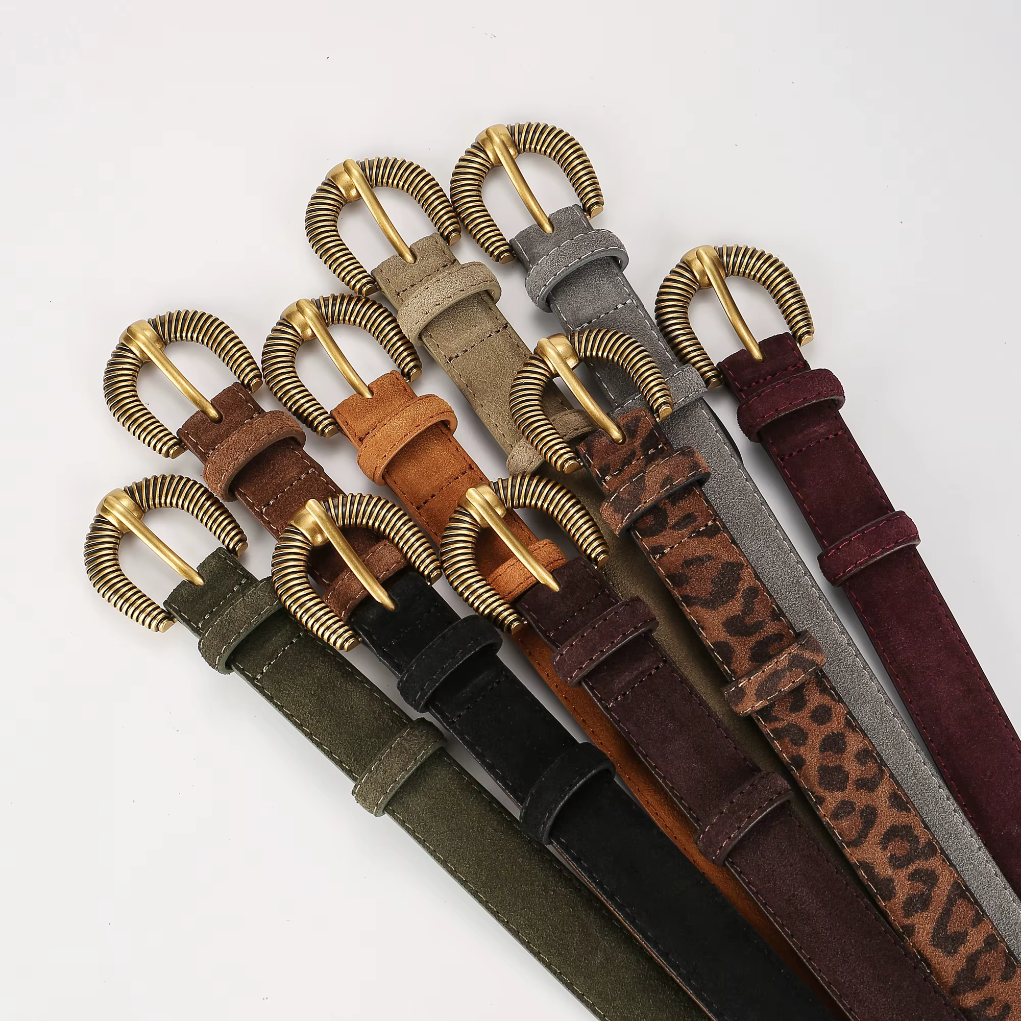 Ceinture en daim pour femmes