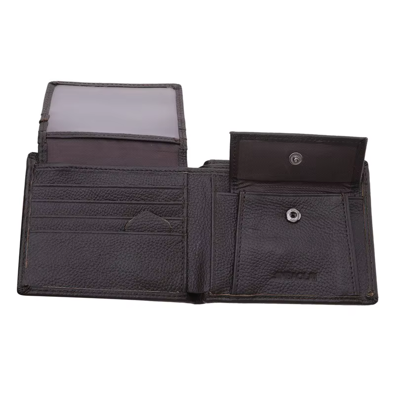 Vintage court hommes portefeuilles en cuir véritable porte-carte de crédit étanche hommes sac à main classique monnaie poche noir mâle portefeuille