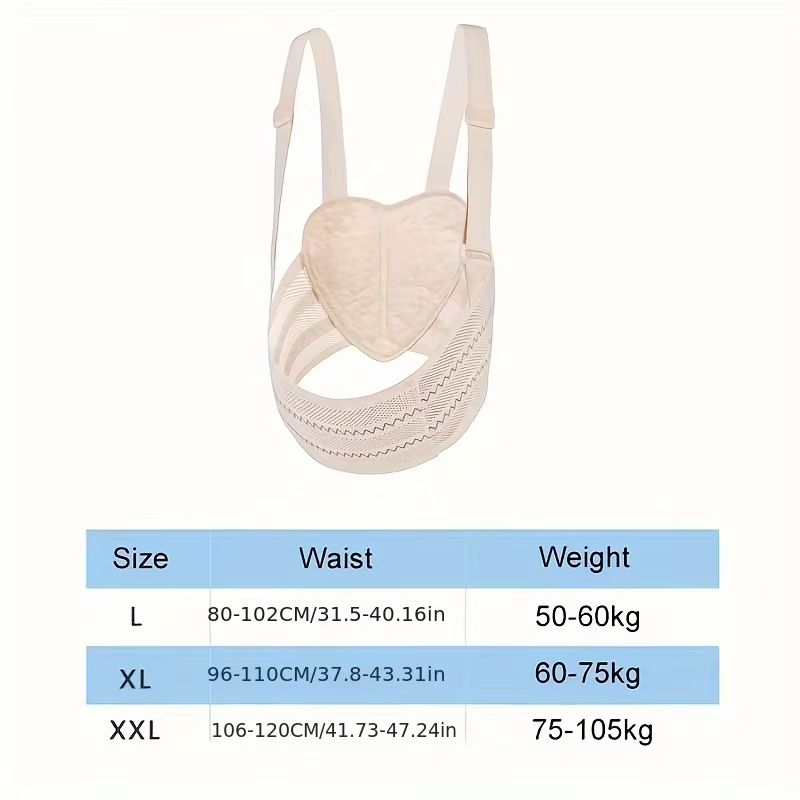 1 ceinture de soutien pour la maternité pour le bas du dos pendant la grossesse, réglable et respirante, bande de soutien du ventre, ceinture de soutien de la taille