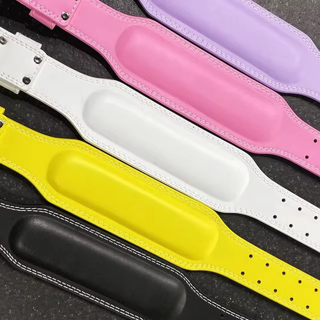 Ceinture de musculation en cuir rembourrée en mousse, soutien dorsal, ceinture de gym pour la musculation, les squats, la musculation avec poids, pour hommes et femmes