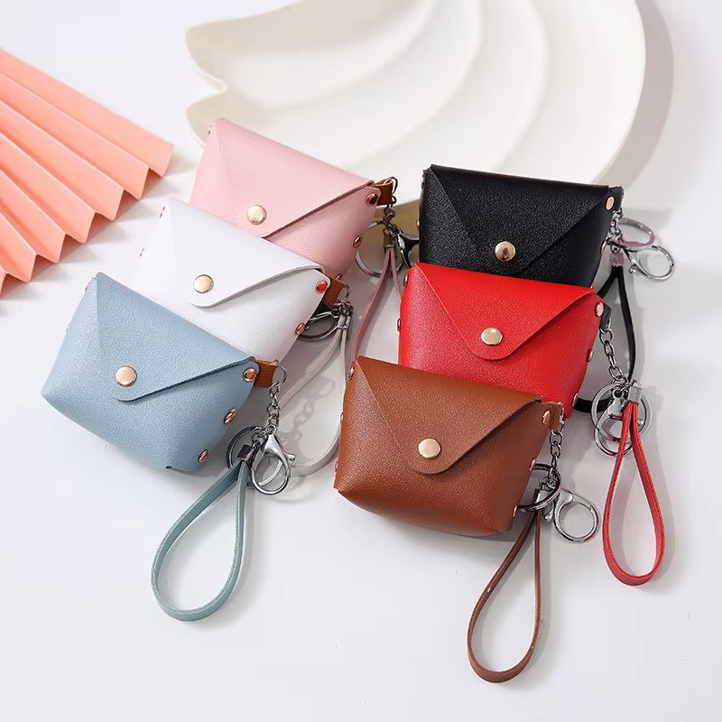 Mini porte-monnaie en cuir PU