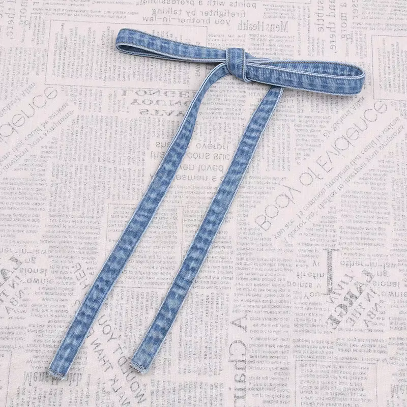 Ceinture en jean délavé bleu pour jeans et salopette avec sangle à boucle