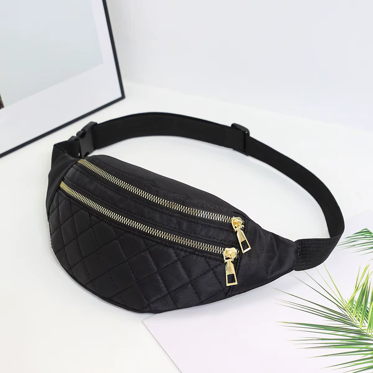 Femmes taille sac Fanny Pack poitrine sacs hanche Bum sac dames voyage ceinture sac bandoulière argent pochette