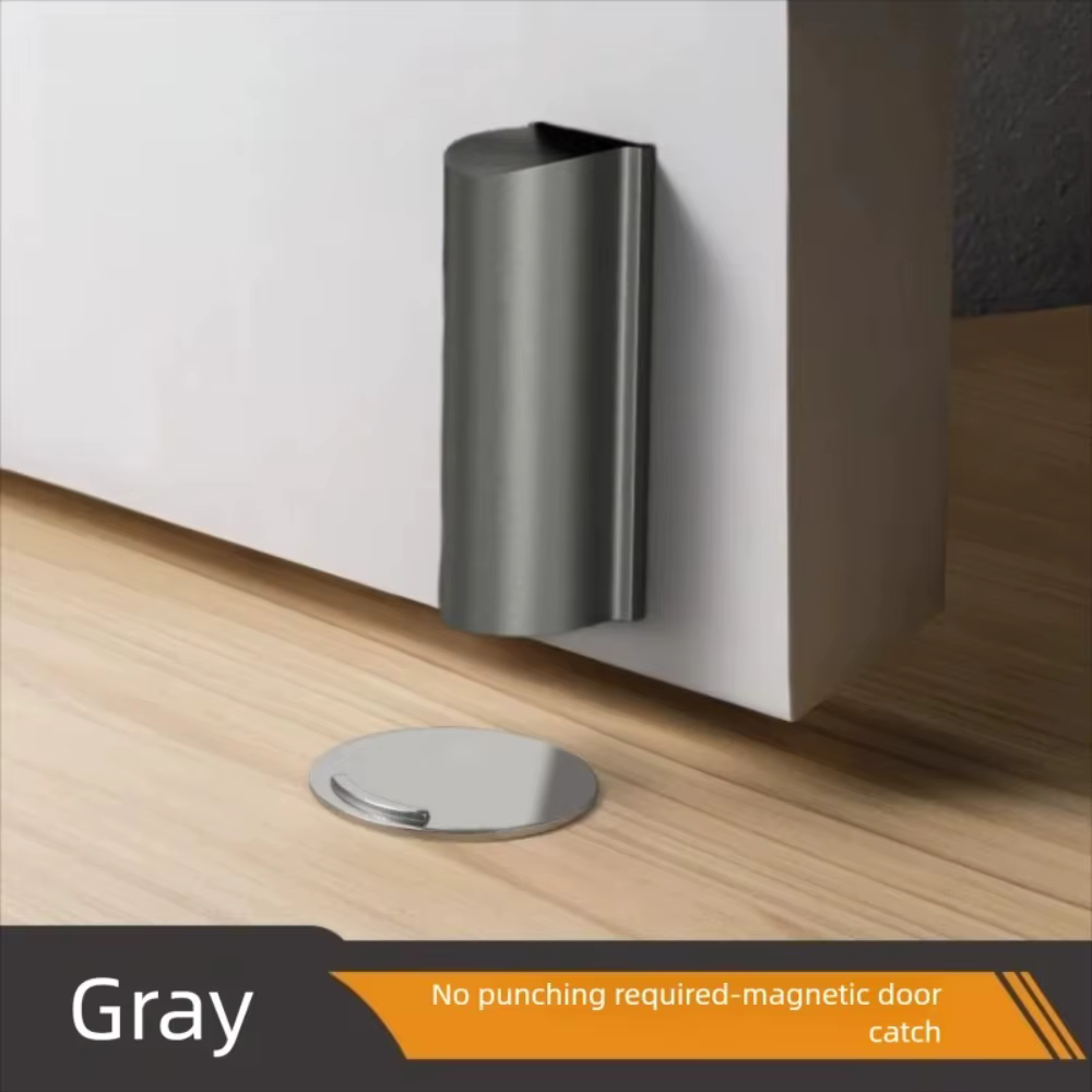 Butée de porte magnétique – Empêche les dommages aux portes, protège les murs, compatible avec tous les matériaux de porte, quincaillerie de porte