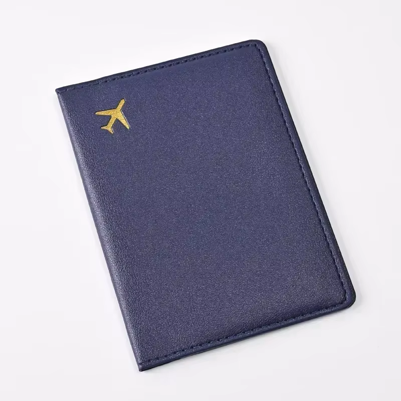 Porte-passeport de voyage en cuir PU pour hommes et femmes