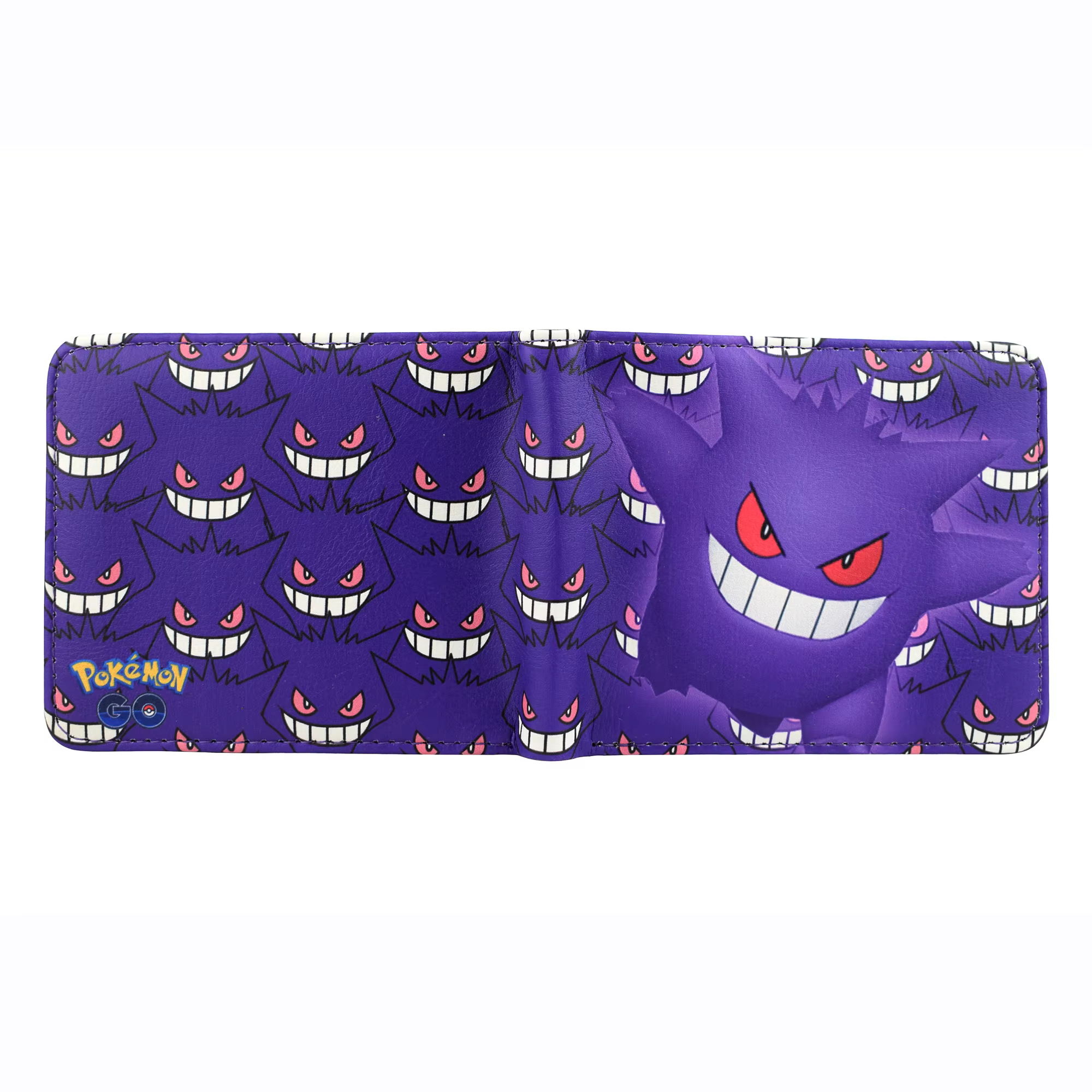 Portefeuille bifold GENGAR de dessin animé avec poche à monnaie