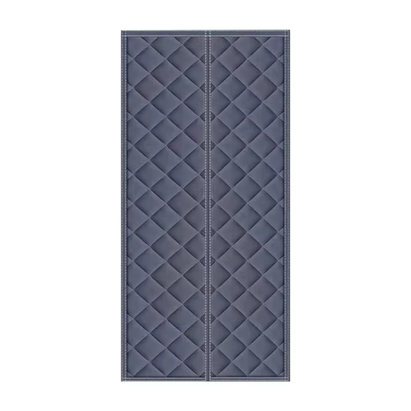 Rideau de porte coupe-vent et chaud, cadre de porte à fermeture magnétique, moustiquaire isolante, panneau résistant au vent pour conduit d'air