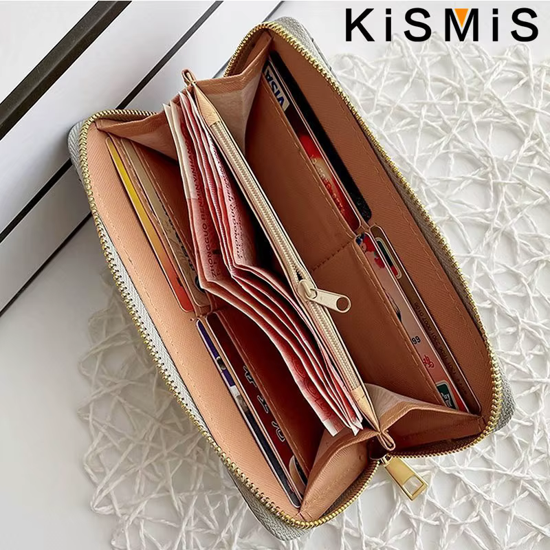Portefeuille en cuir PU pour femme