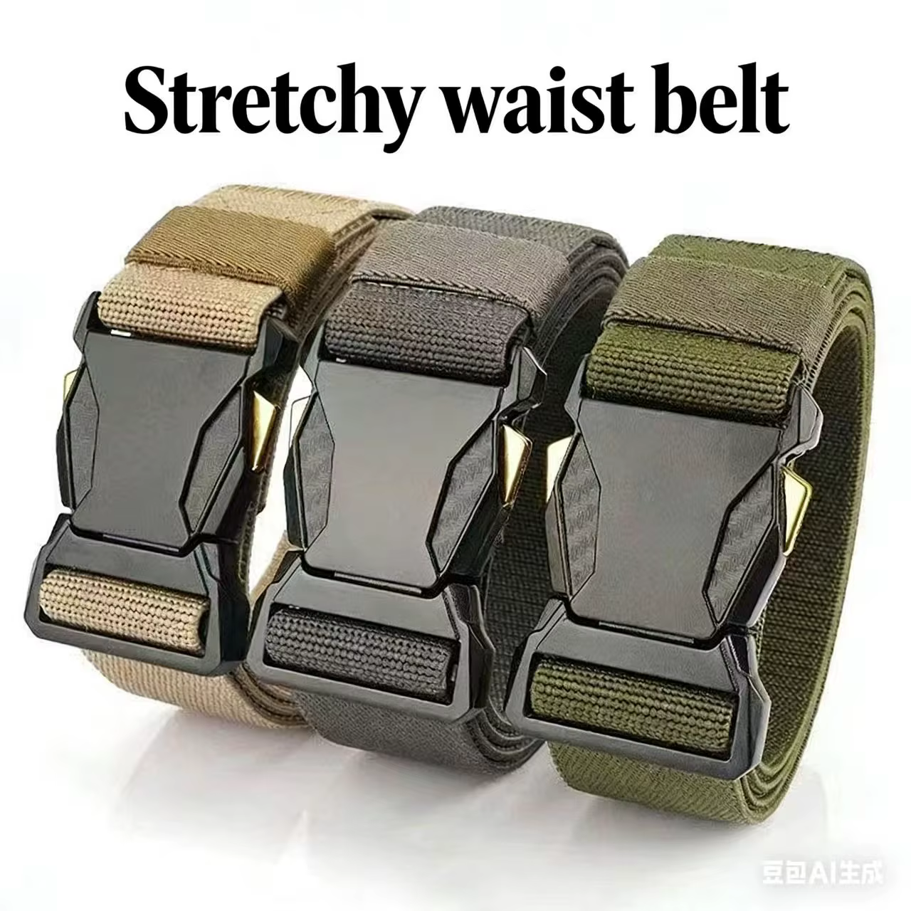 Ceinture pour hommes, ceinture tactique d'affaires à la mode