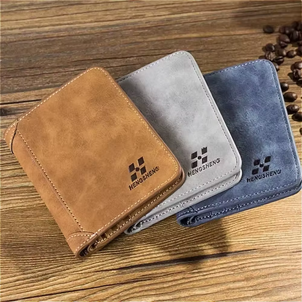 Portefeuille en cuir pour hommes