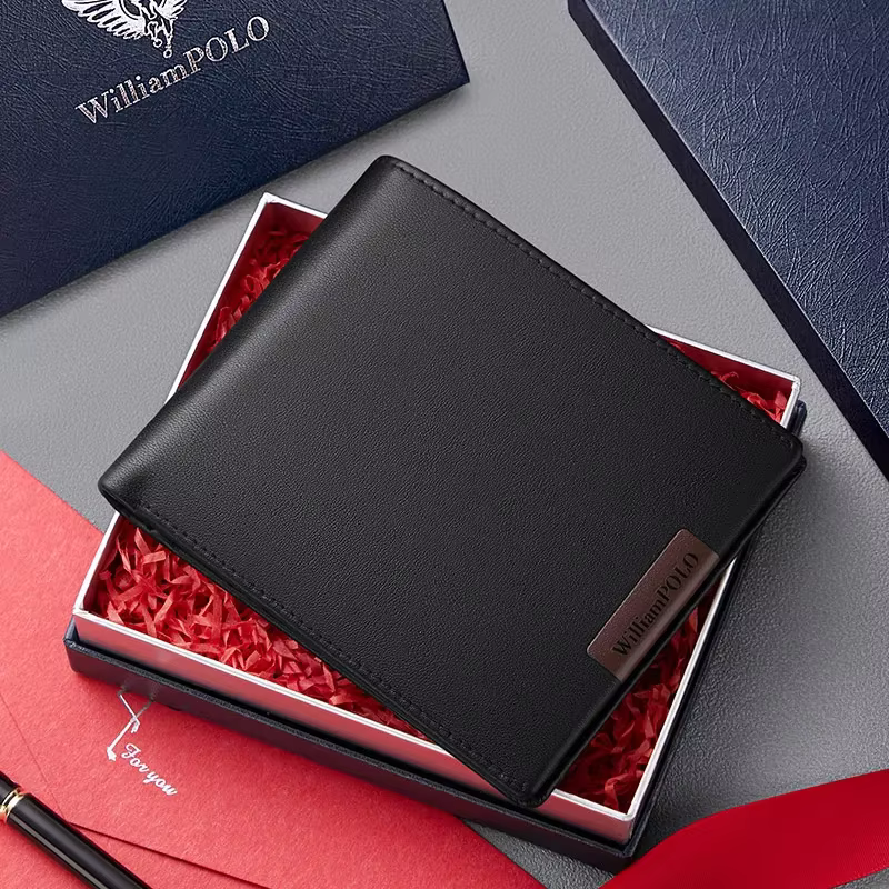 Portefeuille en cuir pour hommes
