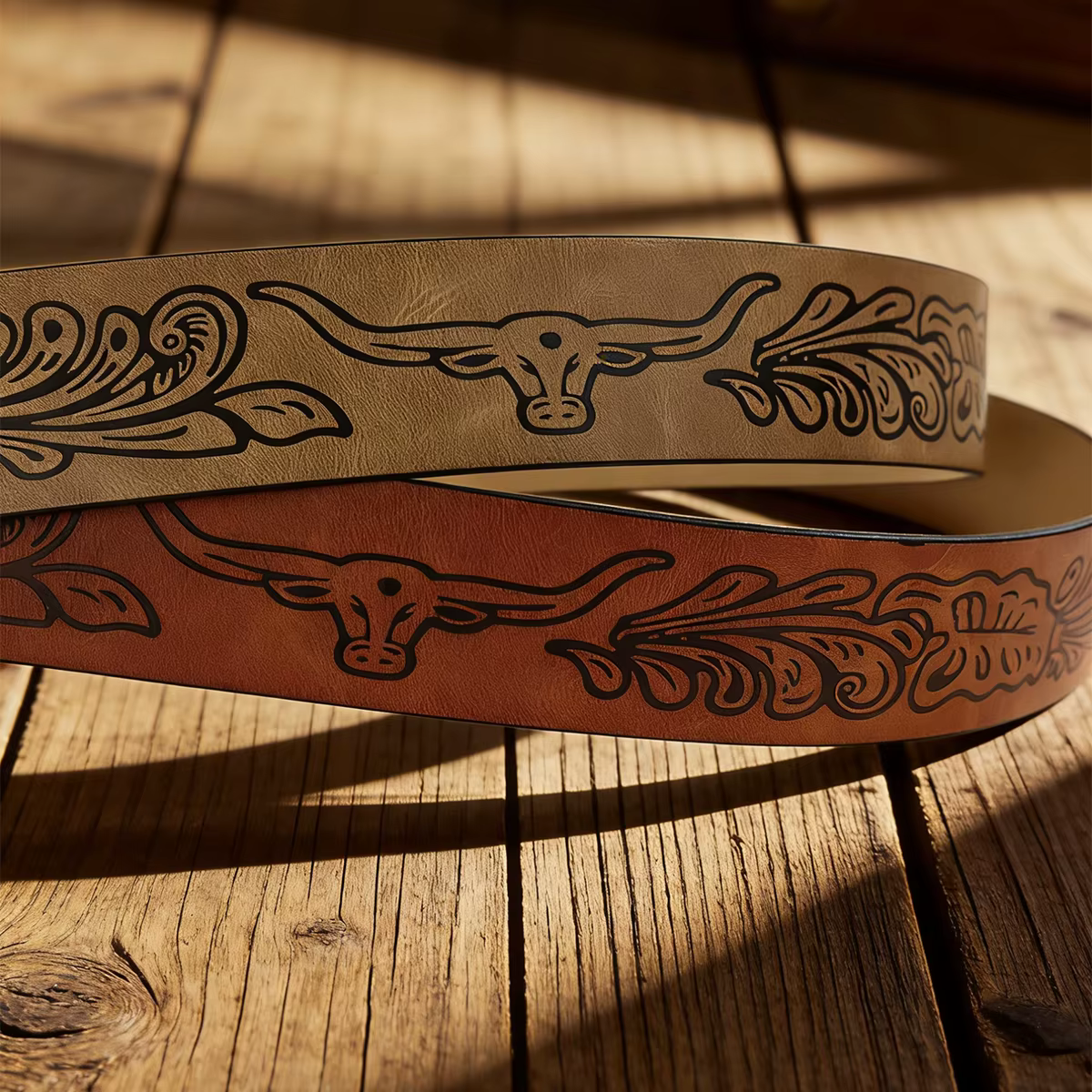 Ceinture en cuir haut de gamme pour homme