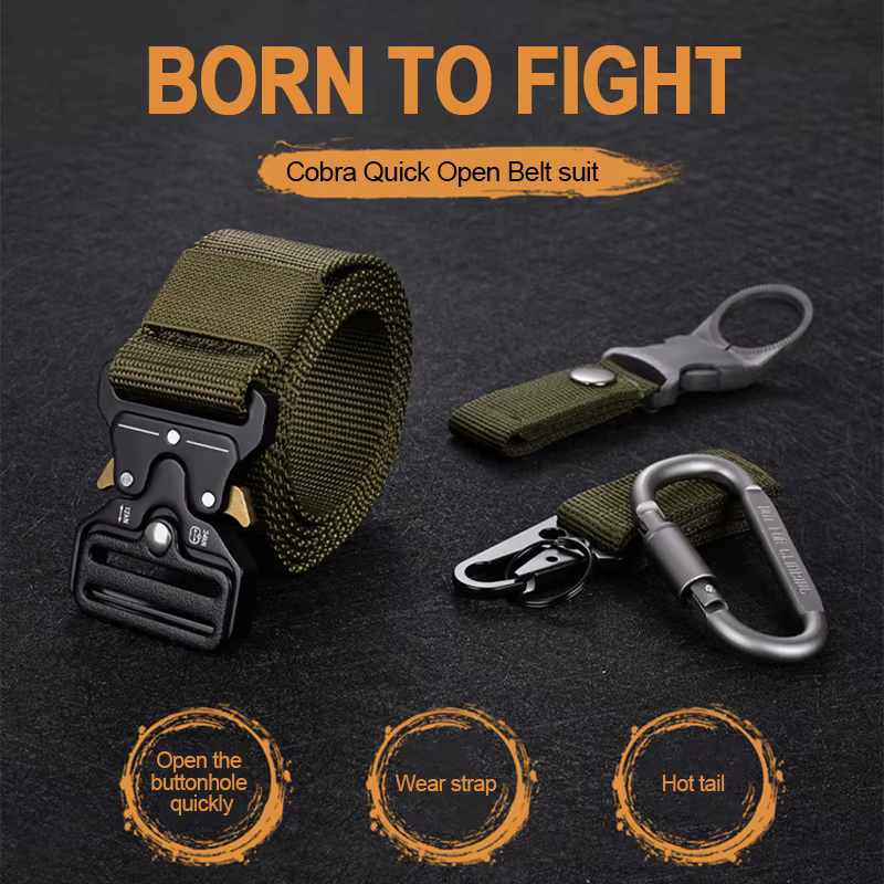 Ceinture tactique à dégagement rapide pour hommes