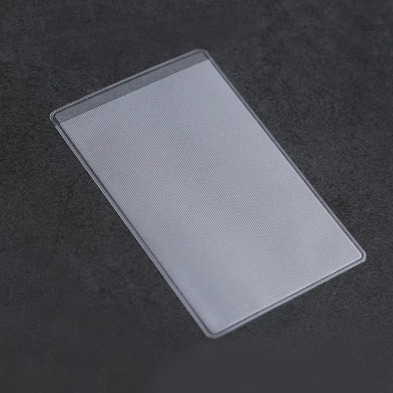 1/5/10 pièces PVC Transparent porte-carte Bus Business Case banque crédit
