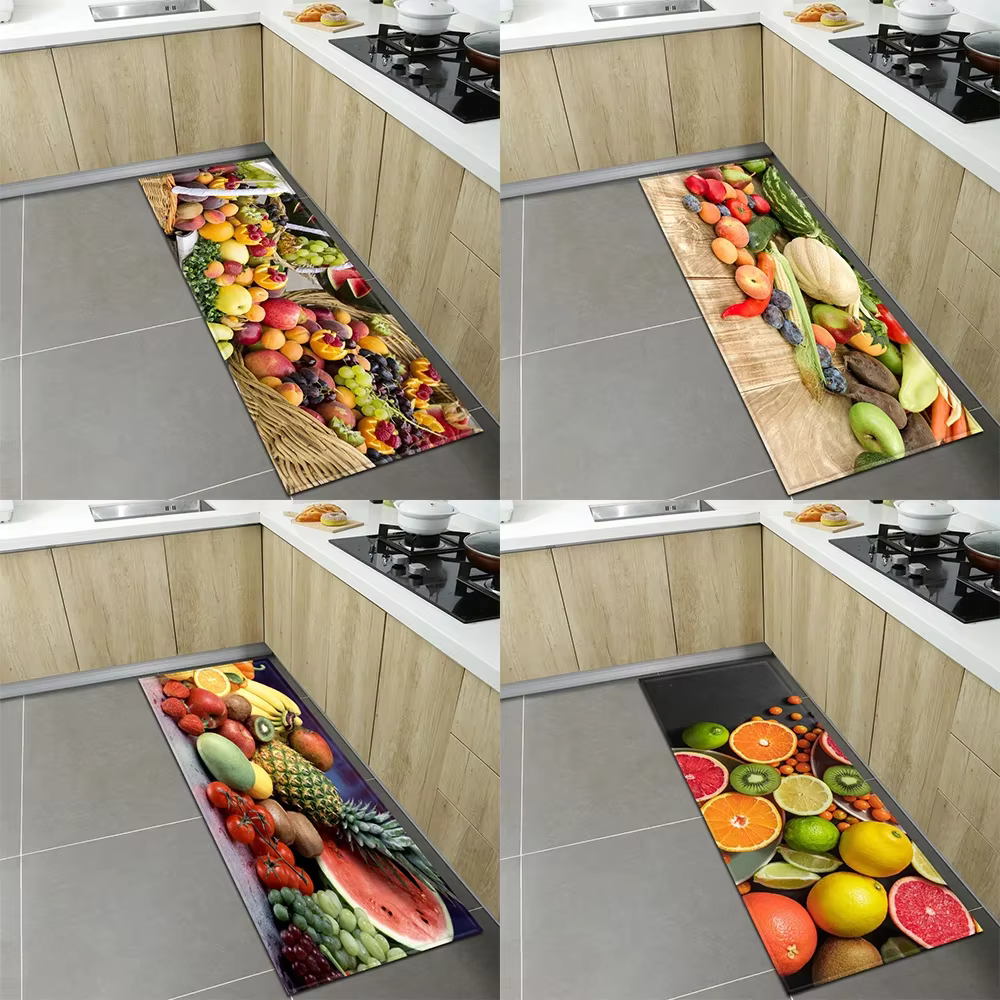 Polymères à motif de fruits pour chambre d'enfant, salon, couloir, HONon-ALD LEA, cuisine, maison, décoration de porte