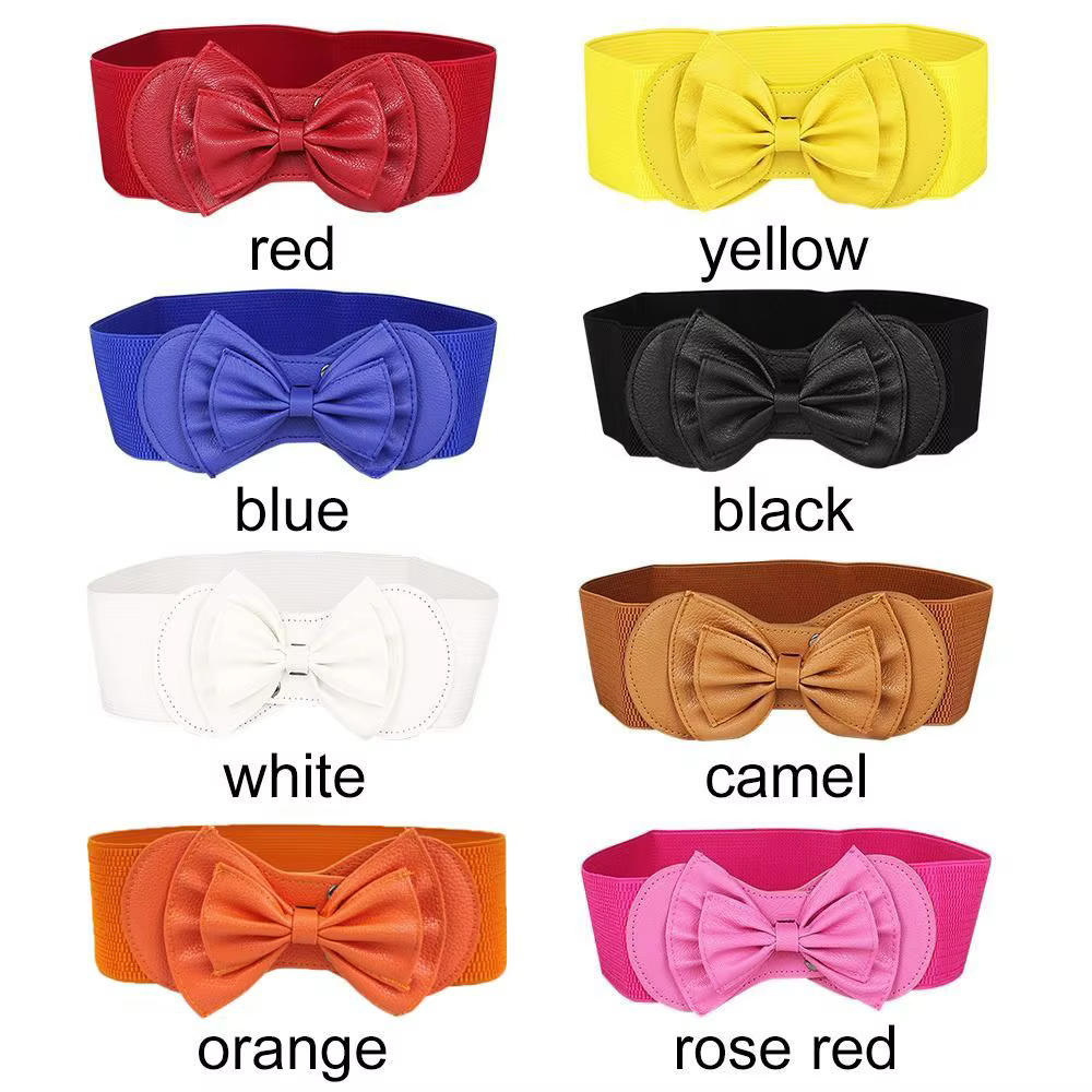 Ceinture élégante pour femme avec nœud décoratif