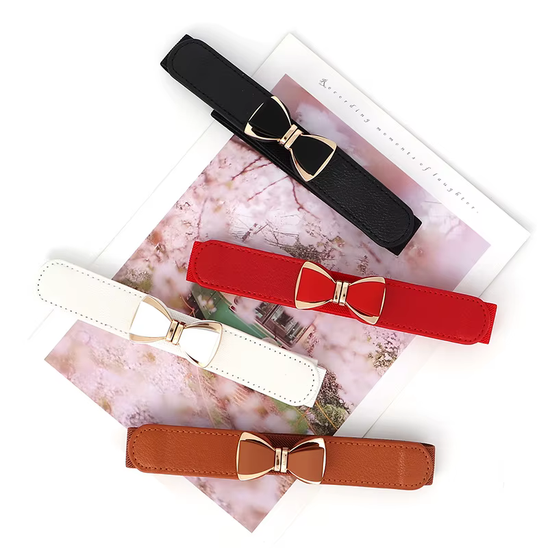 Ceinture à nœud 3D minimaliste de style français