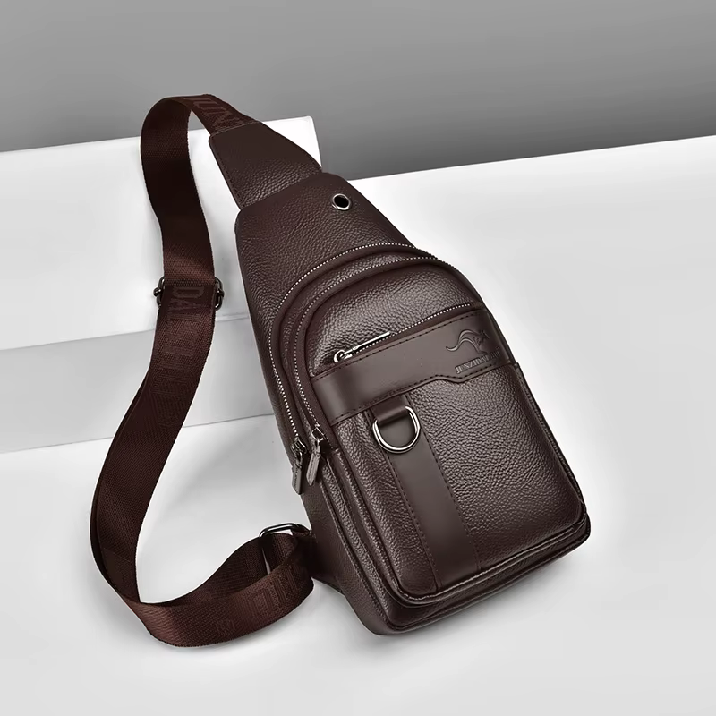 Sac Messager de Luxe pour Homme en Cuir
