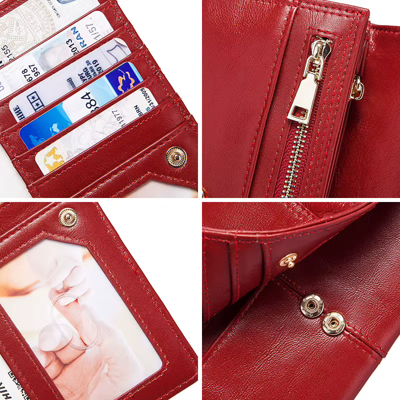Portefeuille 100% en Cuir group pour Femme