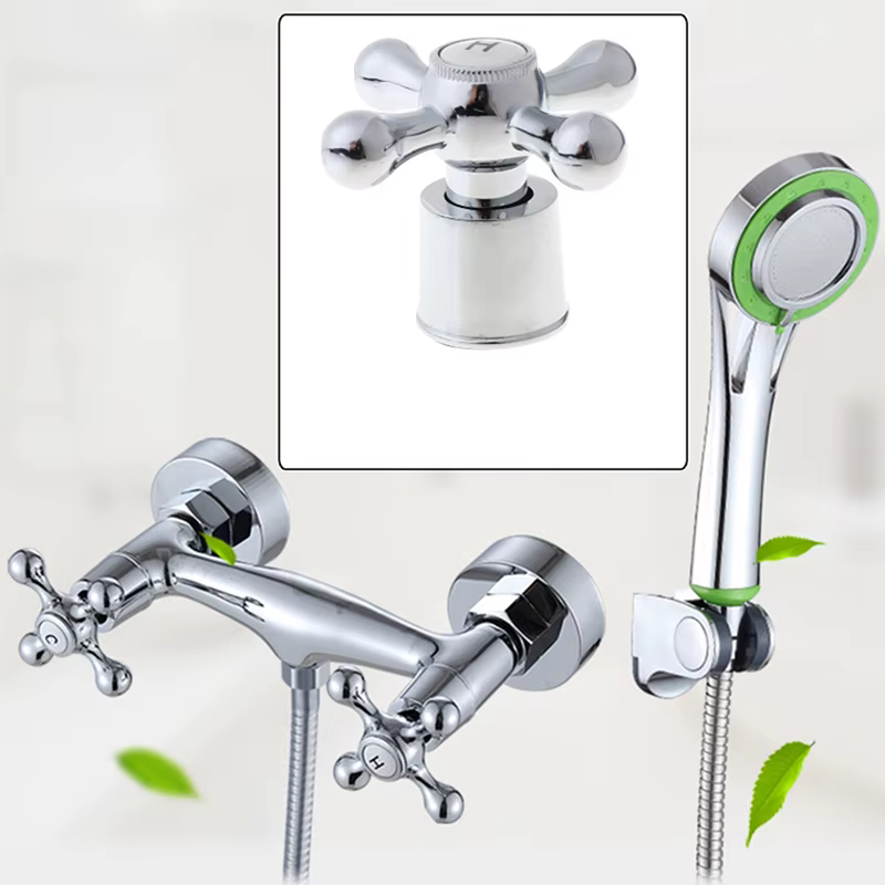 Poignée en cuivre pour accessoires de cuisine et de salle de bain, poignée de robinet de lavabo, 1 ensemble
