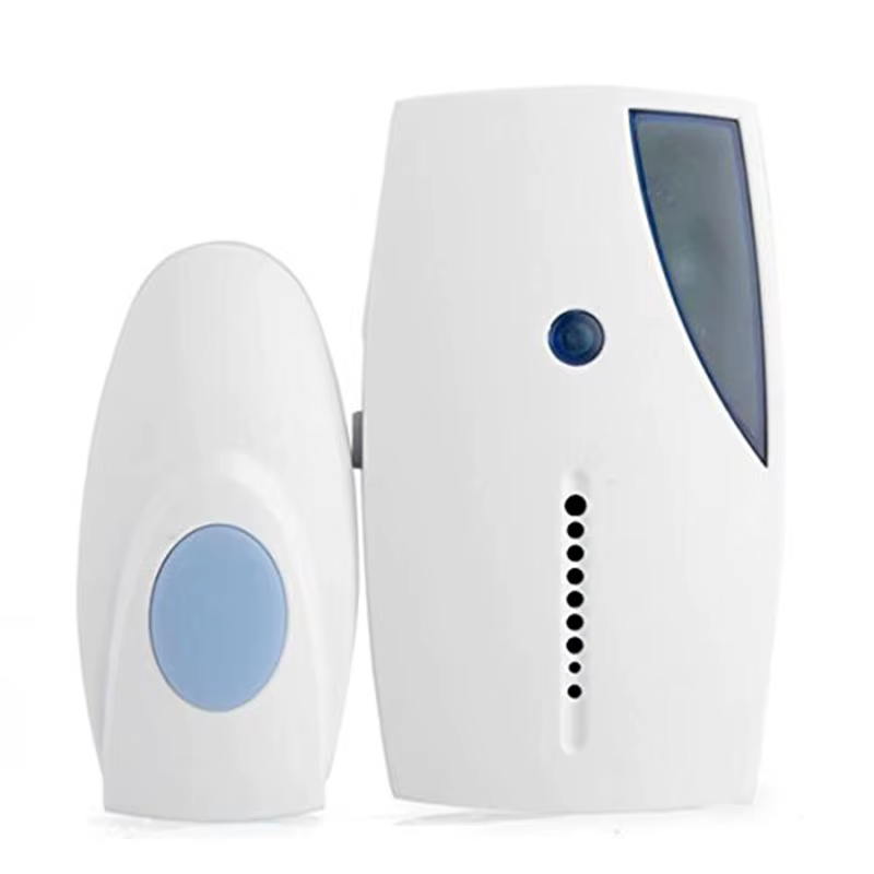 Sonnette de porte intelligente sans fil, bouton blanc étanche, sonnette de bienvenue, alarme de porte de maison intelligente, 36 chansons