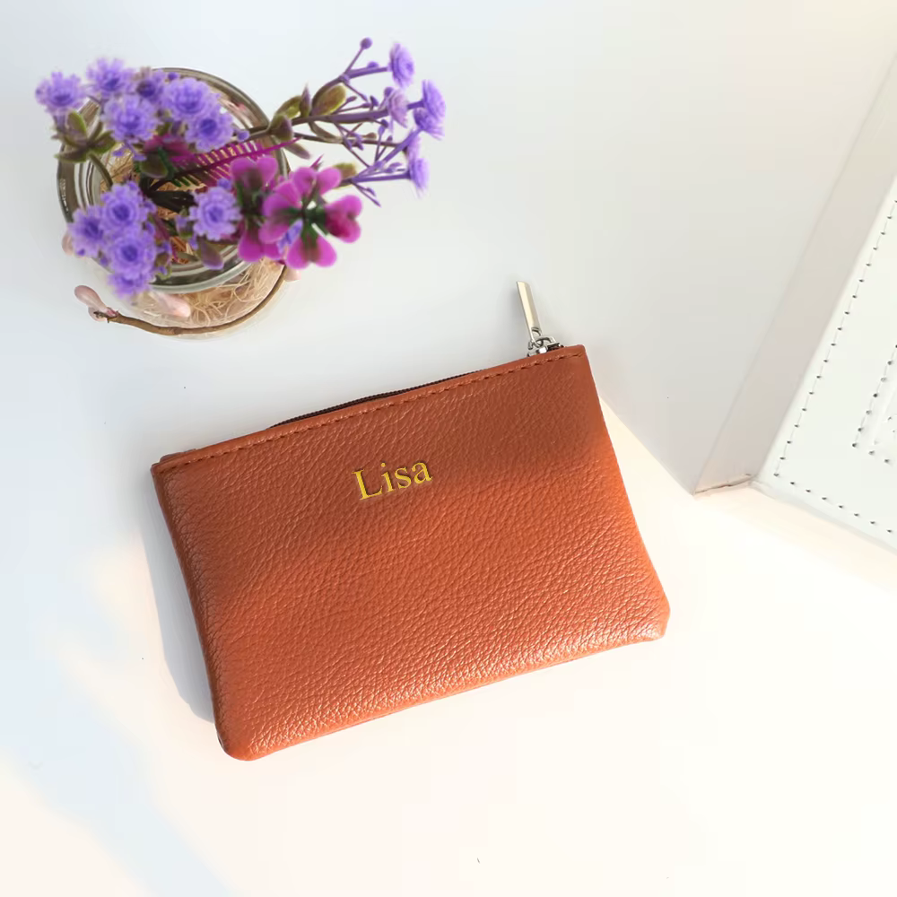 Portefeuille en cuir PU personnalisé