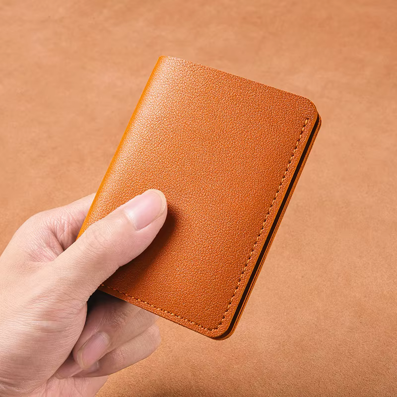 Portefeuille souple Super mince Portable en cuir PU, Mini portefeuille pour cartes de crédit, porte-cartes pour hommes et femmes, petits portefeuilles courts et fins