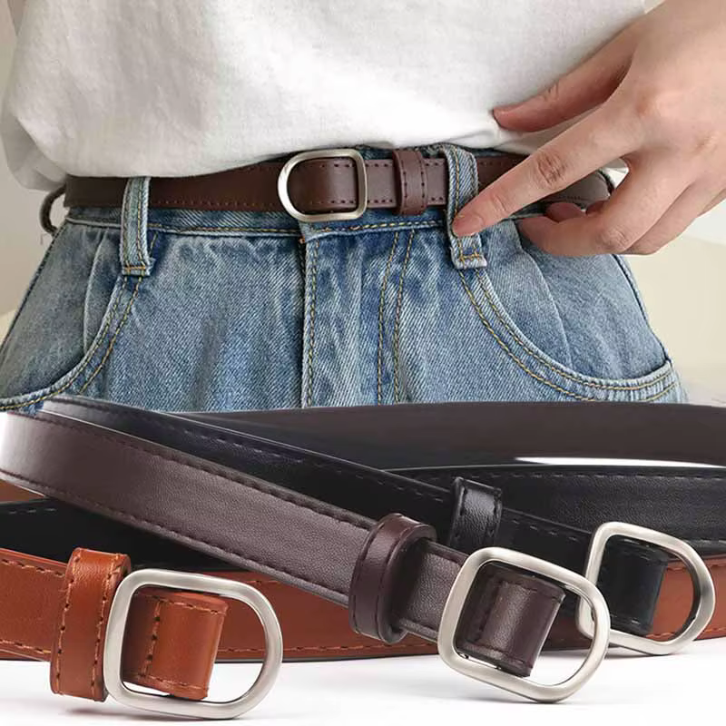 Ceinture en cuir PU de luxe pour femmes