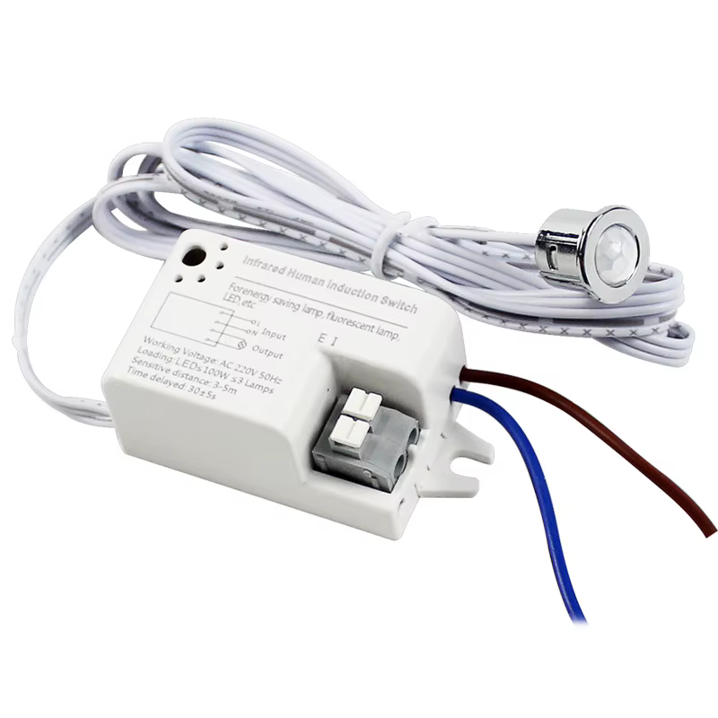 Capteur d'induction de contrôle de porte Double d'armoire 220V, gradation continue, interrupteur intelligent amovible pour garde-robe