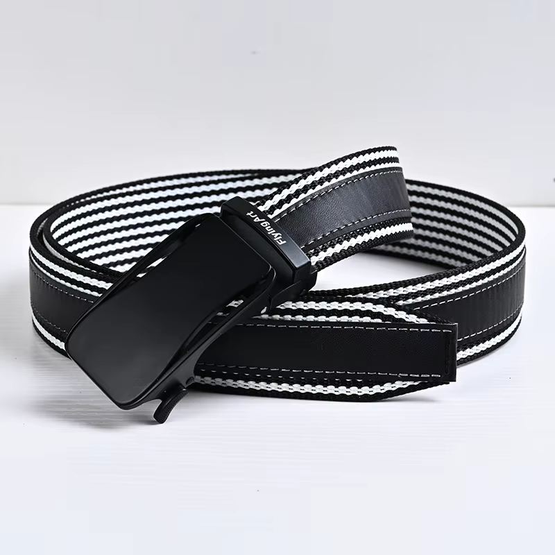 Ceinture à boucle automatique de 3.5cm pour hommes, ceintures de créateur, ceintures à la mode, accessoires militaires