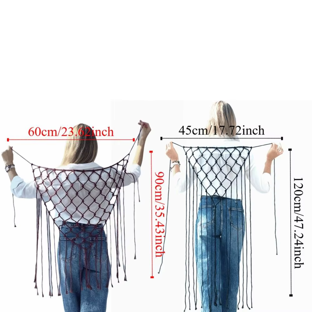 Ceinture en coton tissée à la main
