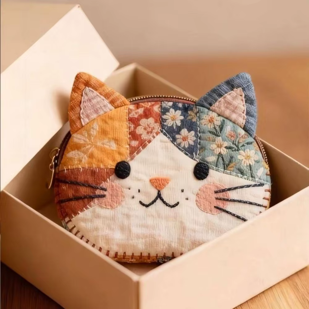 Porte-monnaie portable patchwork