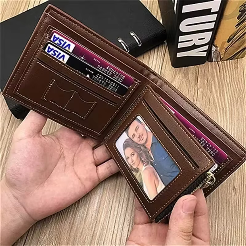 Portefeuille pour homme gravé personnalisé