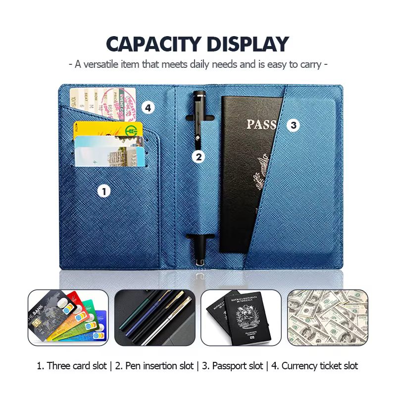 Portefeuille de voiture multifonctionnel en cuir, porte-permis de conduire, porte-cartes d'identité et de passeport pour BMW X1 X3 X4 X5 X7 G20 G38 F20 F39 F48 E46 E60