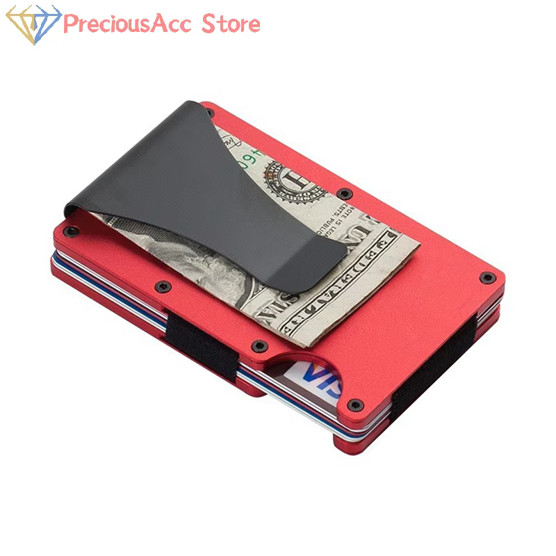 Portefeuille minimaliste pour hommes et femmes - Portefeuille RFID fin