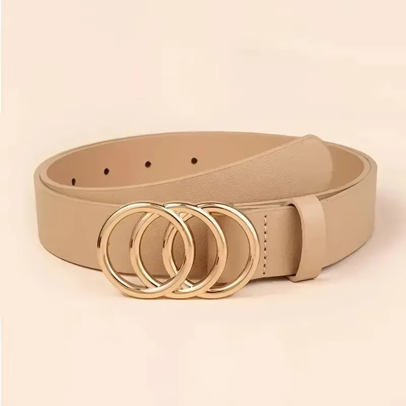 Ceinture tendance en cuir PU pour femmes