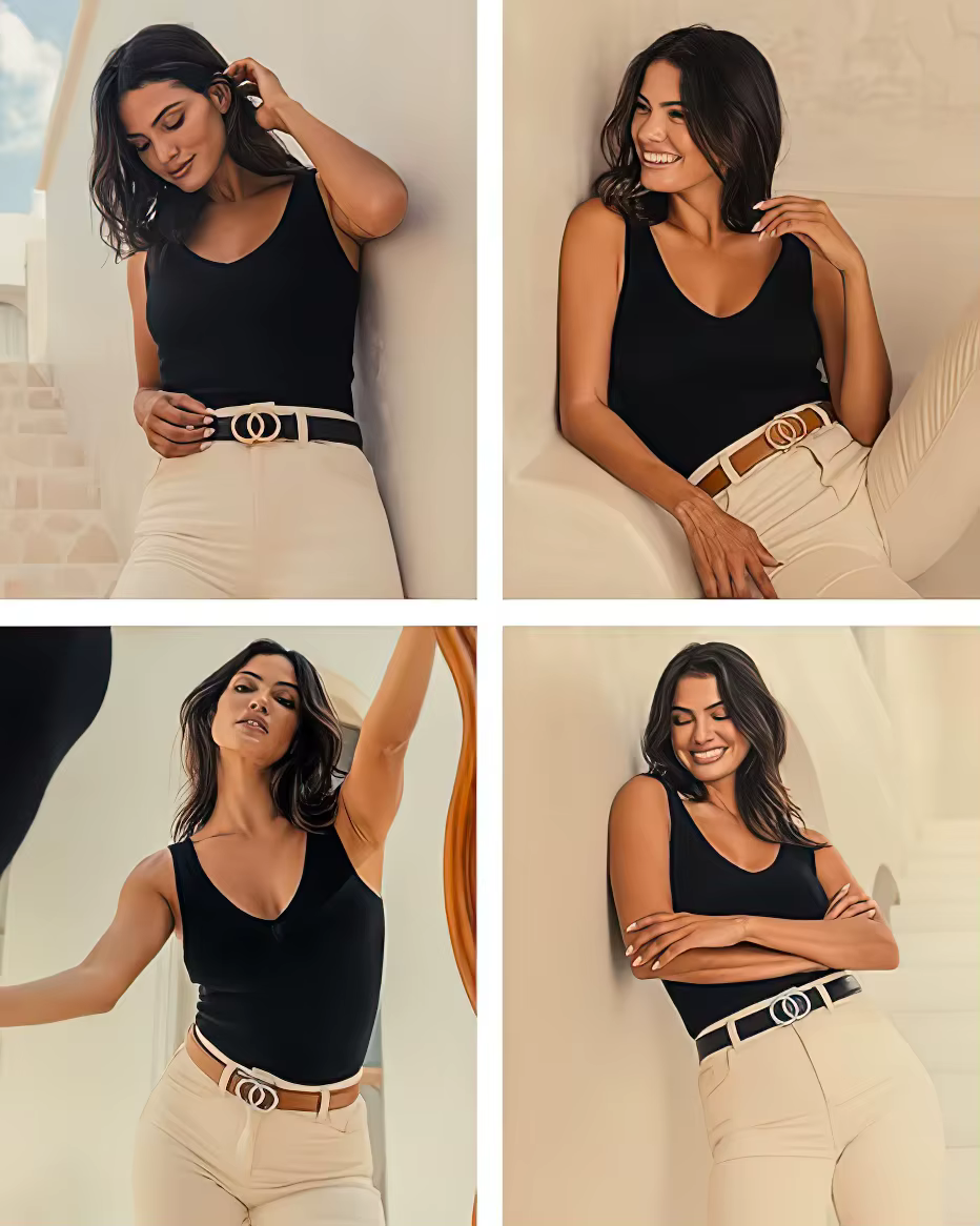 Ceinture à cliquet pour femmes