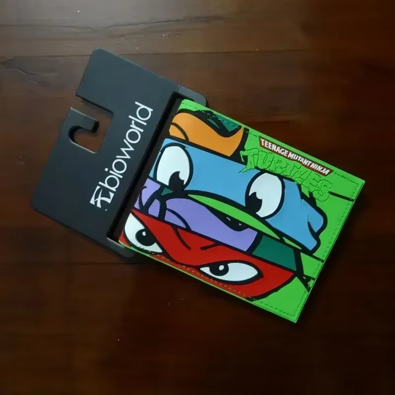 Teenage Mutant Ninja Turtles Anime Portefeuille Kawaii Porte-monnaie Mignon Dessin