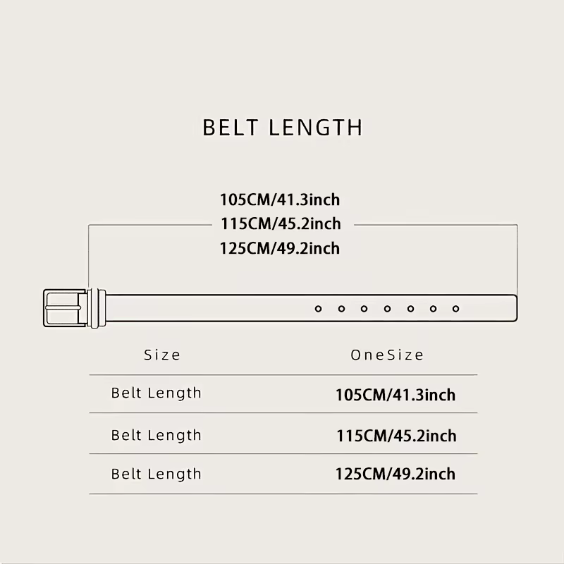 Ceinture en daim pour hommes