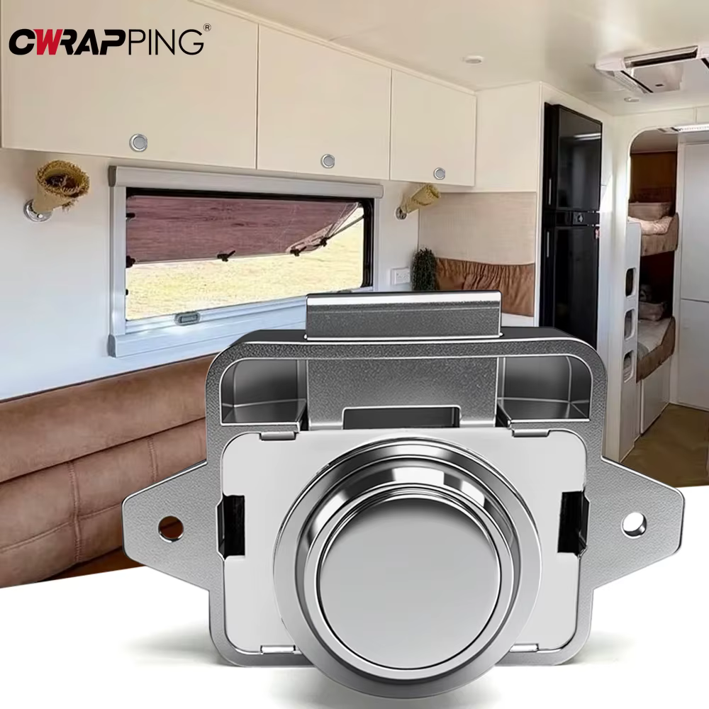 Serrures d'armoire à bouton poussoir, 1/3/5 pièces, loquet de tiroir sans clé, RV, Yachts, camping-car, caravane, bateau, porte de maison, accessoires de placard