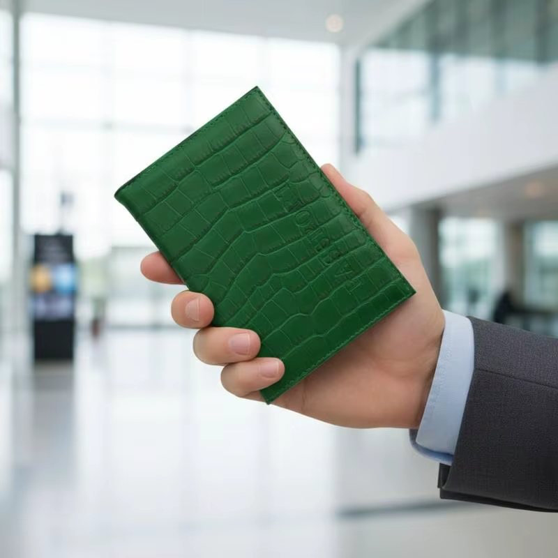 Portefeuille de passeport fonctionnel et imperméable en cuir PU avec emplacements supplémentaires pour cartes de crédit