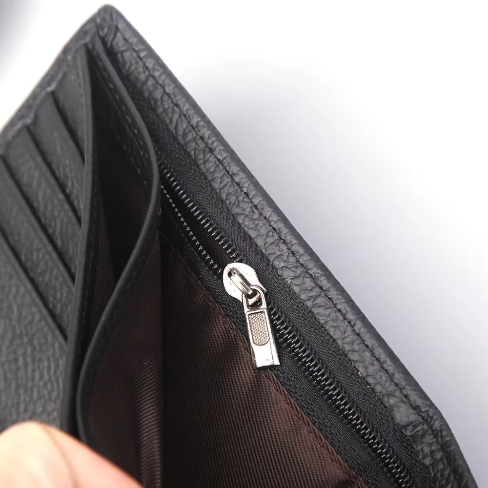 Portefeuille pour hommes en cuir véritable