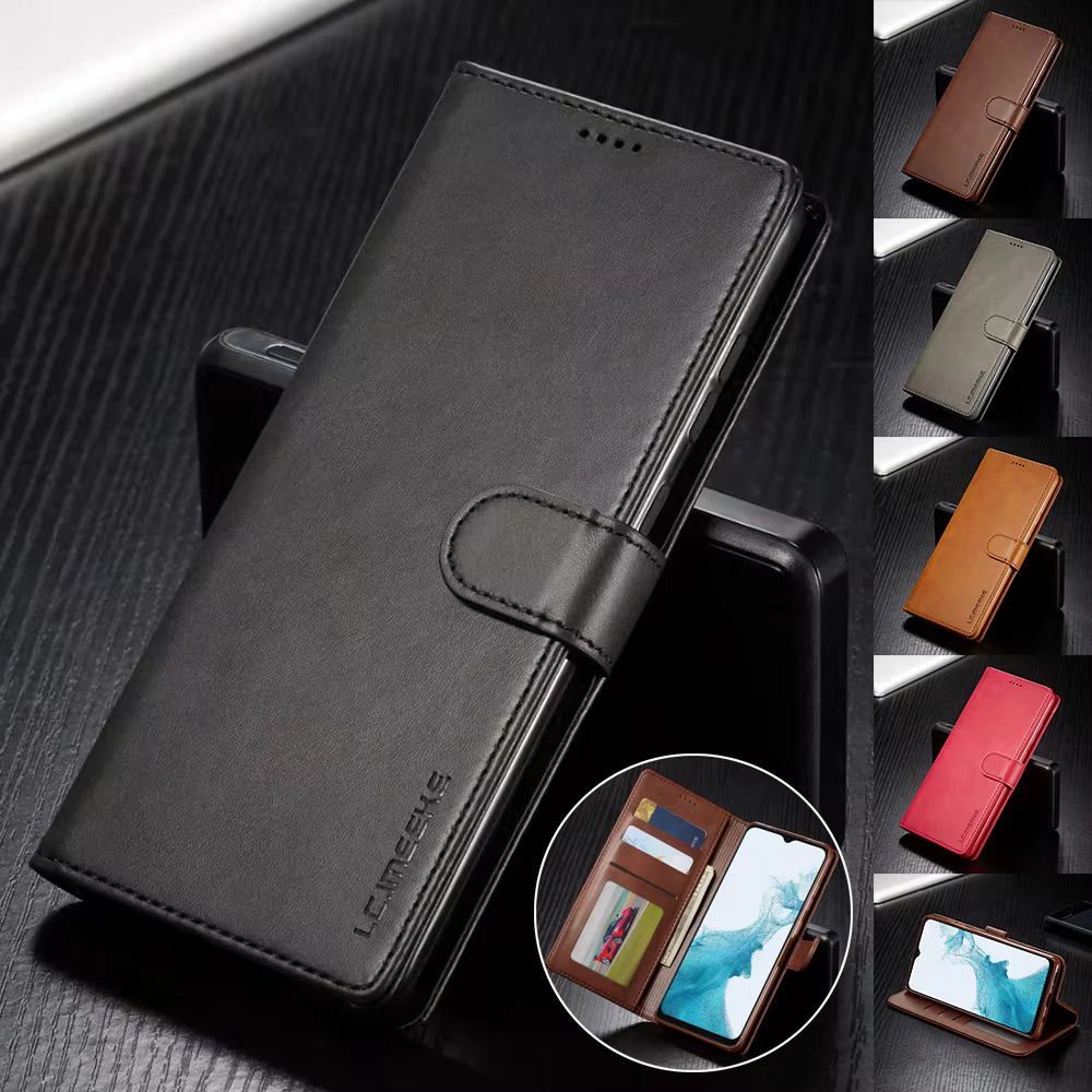 Étui portefeuille en cuir pour Samsung Galaxy A57 A56 A55 A54 A36 A17 A16 A14 A53 A33 A13 A52S A22 A12 A71 A51 A41 A31 A21S A70 A50 A20